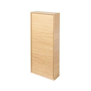 Coloana baie GoodHome Avela, suspendata, 40 x 15 x 90 cm, stejar
