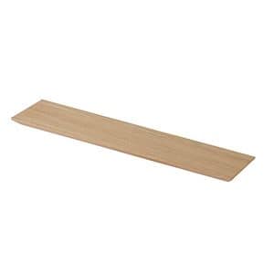 Polita raft pentru baie GOODHOME Avela, 12 x 60 cm, sarcina maxima 4 kg, lemn, maro