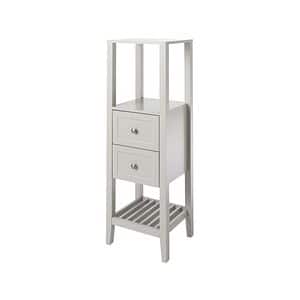 Coloana baie GoodHome Perma, 40.2 x 36.1 x 120 cm, taupe