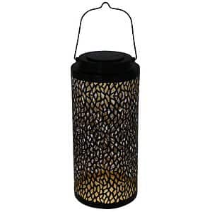 Lampa solara LED, 0.05 W, IP44, metal, negru