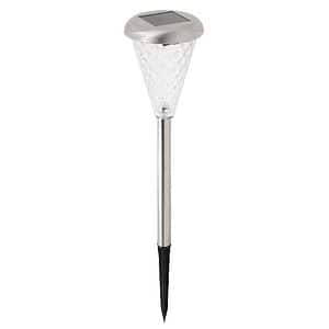 Lampa solara LED, 0.06W, IP44, argintiu, 1 bucata