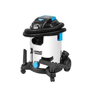 Aspirator umed-uscat Mac Allister, 30 L, 1400 W, otel inoxidabil, cu functie de suflare