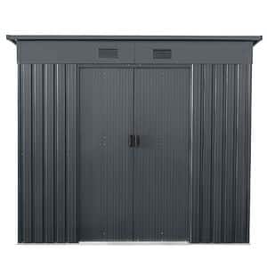 Magazie GOODHOME, metal, 267 x 224 x 199 cm, gri