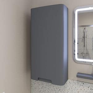 Dulap suspendat GOODHOME Himalaia, 20x80cm, gri