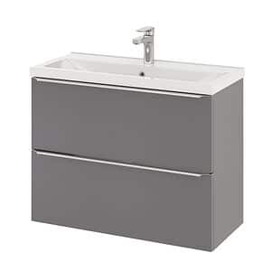 Masca lavoar GoodHome Imandra, suspendata, 80 x 36 x 60 cm, gri