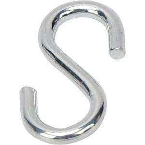 Carlig S DIALL, 3 x 30 mm, otel, 4 bucati