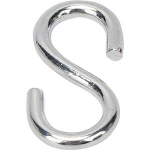 Carlig S DIALL, 2.5 x 25 mm, otel, 4 bucati