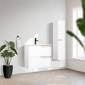 Set baza cu lavoar Tolima, 60 cm, alb