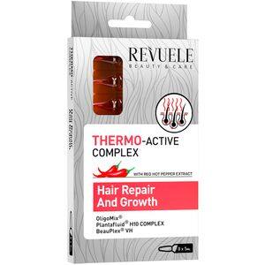 Tratament pentru par REVUELE Thermo Active Repair&Growth, 8x5ml