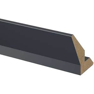 Cornisa bucatarie GOODHOME Ashmead, 240 x 7.5 cm, albastru mat