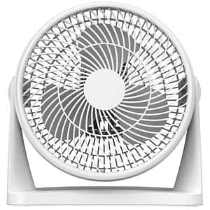Ventilator de birou, 3 trepte de viteza, D17 cm, 21W, alb