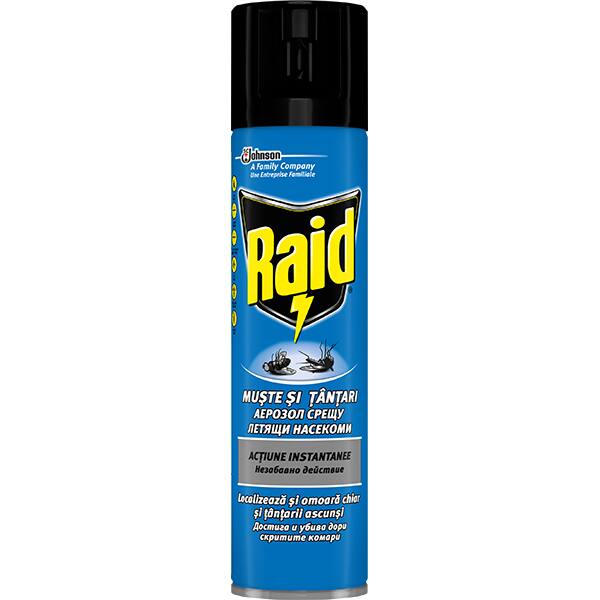 Spray anti-muste si tantari RAID, 400 ml