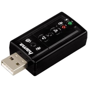 Placa de sunet HAMA 7.1 Surround 51620, negru