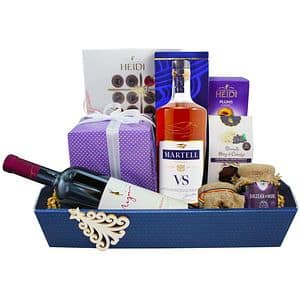 Cos cadou LUXURY BASKETS Martell Gourmet 9CG