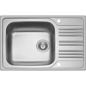 Chiuveta bucatarie PYRAMIS Inset, 1 cuva, picurator reversibil, inox lucios