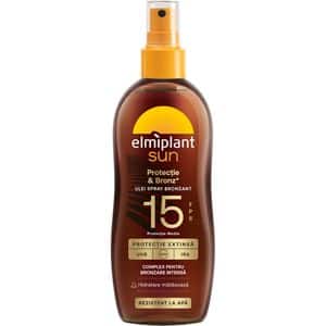 Ulei spray bronzant ELMIPLANT Sun, SPF 15, 150ml