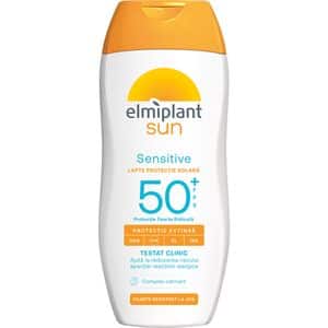 Lapte protectie solara ELMIPLANT Sun Sensitive, SPF 50, 200ml