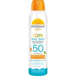 Spray protectie solara ELMIPLANT Sun Copii Wet Skin, SPF 50, 150ml