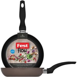 Tigaie non-stick FEST Flow, 22cm, aluminiu, maro
