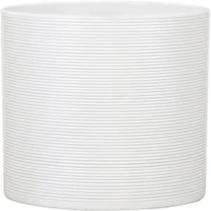 Ghiveci flori SCHEURICH, ceramica, D 14 cm, alb