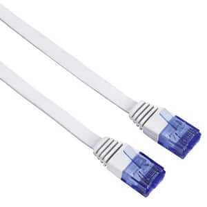 Cablu de retea UTP CAT6 RJ45 - RJ45 HAMA 53773, 5m, alb