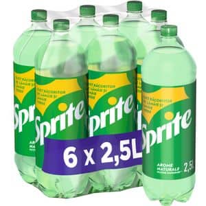 Bautura racoritoare carbogazoasa SPRITE Fresh bax 2.5L x 6 sticle