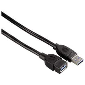 Cablu extensie USB 3.0 HAMA 54506, 3m, negru