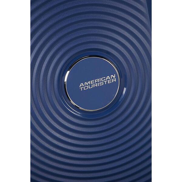 Troler AMERICAN TOURISTER Spinner SoundBox, 67 cm, albastru