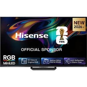 Televizor RGB Mini-LED ULED Smart HISENSE 55UR8S, Ultra HD 4K, HDR, 139cm