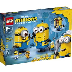 LEGO Minions: Figurine din caramizi si barlogul lor 75551, 8 ani+, 876 piese