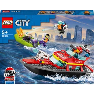 LEGO City: Barca de salvare a pompierilor 60373, 5 ani+, 144 piese