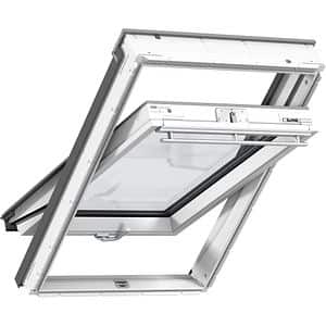 Fereastra mansarda VELUX Basic GLU MK10 0085B, lemn, operare de jos, 78 x 160 cm, alb
