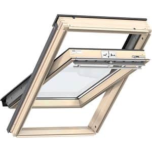 Fereastra mansarda VELUX Basic GZL MK10 1051Z, lemn, operare de sus, 78 x 160 cm, natur