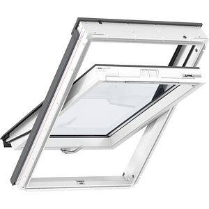 Fereastra mansarda VELUX Basic GLU MK06 0051B, lemn, operare de jos, 78 x 118 cm, alb
