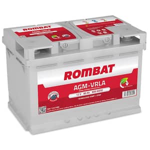 Baterie auto ROMBAT AGM Start-Stop, 12V, 80Ah, 800A