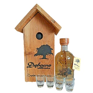 Set Vodka Debowa Polska Bird House, 0.7L + 4 pahare