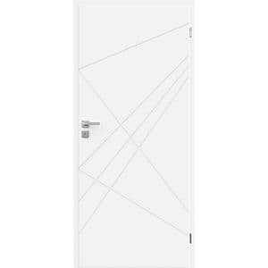 Usa interior CLASSEN Arventi Model 1, fara geam, stanga, MDF, 70 x 204 cm, alb