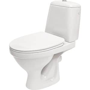 Set WC si rezervor, rotund, alb, portelan, diamentru 10,2 cm, 3/6 L   Cersanit