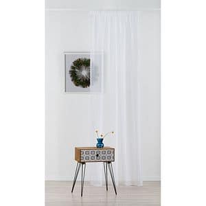Perdea Mood, rejansa, 140 x 245 cm, alb