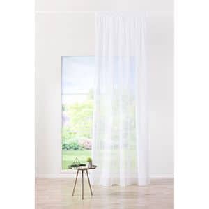 Perdea Lisso, rejansa, 140 x 260 cm, alb