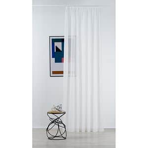 Perdea Lisso, rejansa, 140 x 260 cm, crem