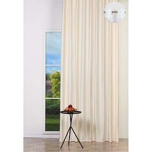Draperie Adige, inele, 140 x 260 cm, semiopac, alb