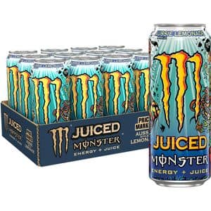 Bautura energizanta MONSTER Aussie Lemonade bax 0.5L x 12 doze