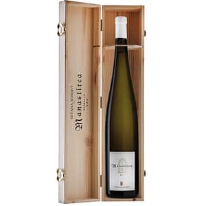 Vin alb sec Gitana Manastirea Wood Gift Box, 1.5L
