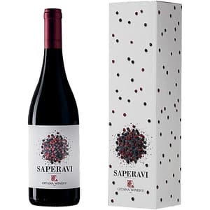 Vin rosu sec Gitana Saperavi Gift Box, 0.75L