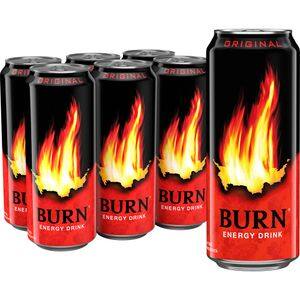 Bautura energizanta BURN Original bax 0.5L x 6 doze