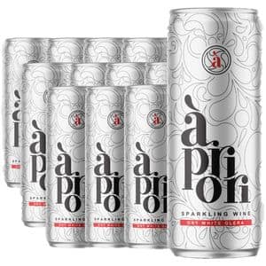 Vin spumant alb sec Apriori, 0.25L, bax 12 doze