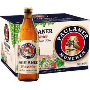 Bere alba Paulaner Munchen bax 0.5L x 20 sticle