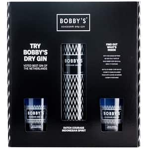 Set Gin Bobbys Dry, 0.7L + 2 pahare