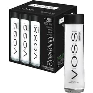 Apa minerala carbogazoasa VOSS bax 0.8L x 12 sticle